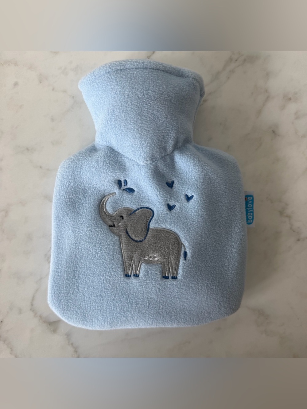 Babylove Hugo Frosch Hot Water Bottle with Soft Cover, Rubber, Made in Germany